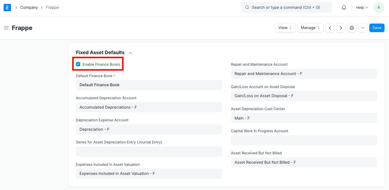 Fixed Asset Defaults2858b5